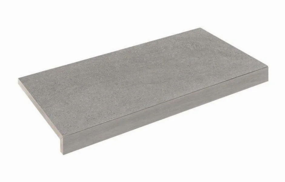 Ступень прямая с капиносом SX60RS88RR Rockstone Dark Grey 345-50x598x20 Zeus Ceramica