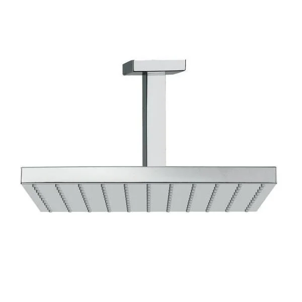 Верхній стельовий душ Tres Full 250х250 мм, 1jet, стельовий кронштейн