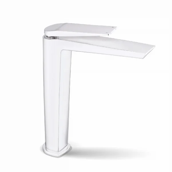 Змішувач для умивальника високий Fado Pisano, колір: білий матовий