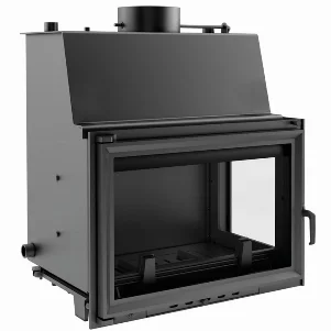 Каминная топка Kratki Zuzia PW 19 - 19,0 кВт, правая