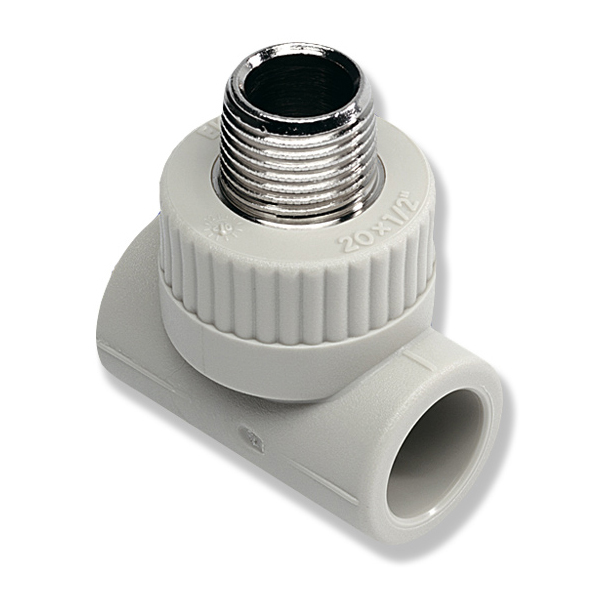 Тройник PPR Ekoplastik Ø 20×1/2"×20 наружная резьба