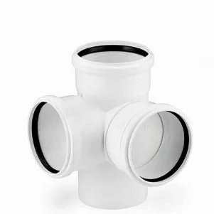 Крестовина двухплоскостная REHAU Raupiano Plus Ø 110×110×110/87°мм