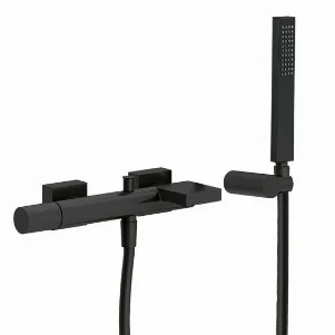 Смеситель для ванны и душа Tres Project-Tres черный матовый