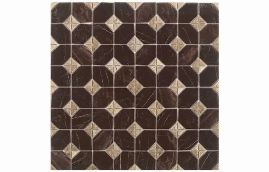 Плитка керамогранитная Iliada-PR Marrone RECT POL 435x435x9,5 Vives