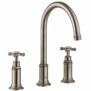 Змішувач для раковини Axor Montreux 180, на 3 отвори, нікель