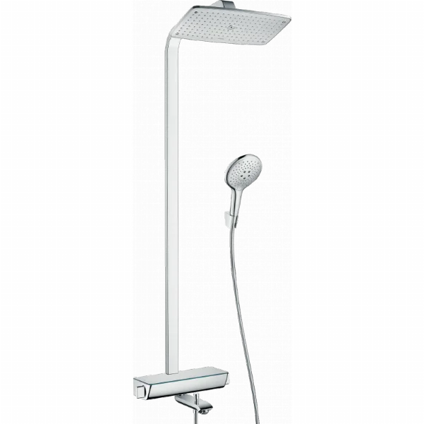 Душевая система Hansgrohe Raindance Select E 360 Showerpipe с термостатом для ванны, хром 27113000