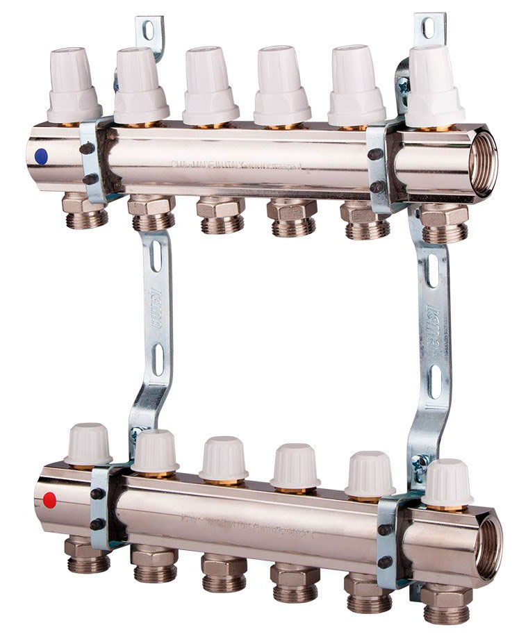 Колекторна група Icma Ø 1"×3/4" EK - 3 виходи (без витратомірів)