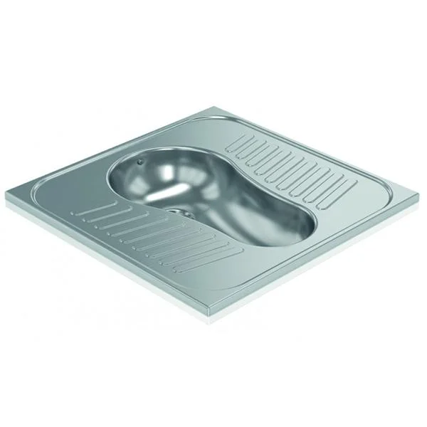 Чаша Генуя з нержавіючої сталі Genwec Squat Toilet 500×600 мм