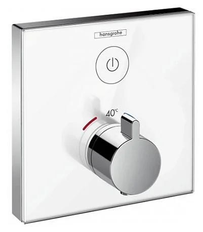 Термостат Hansgrohe ShowerSelect 15737400 для душа белый/хром