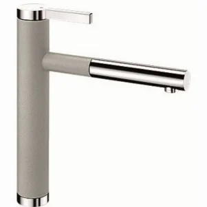 Смеситель для кухни Blanco Linee-S хром/жемчужный