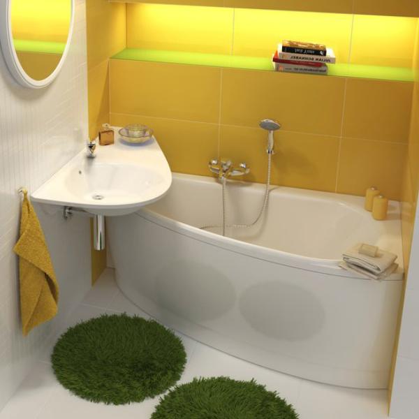 Ванна акриловая Ravak Avocado 1500×750 мм, левая