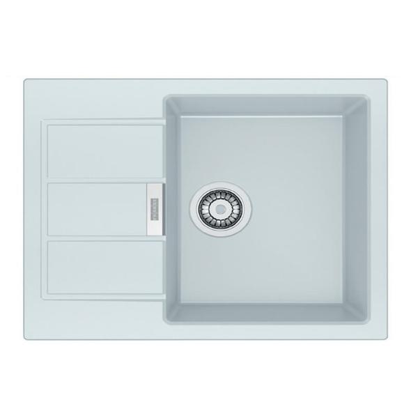 Мойка кухонная FRANKE Sirius Tectonite SID 611-62 Slim белый