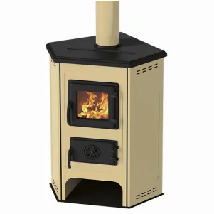 Печь-камин MBS Corner 10 кВт (цвет бежевый)