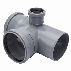 Крестовина канализационная двухплоскосная Reiger Triple Safe Ø 110×110×50/87,5° мм (правая)