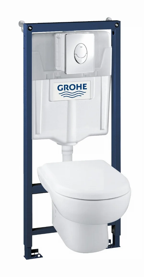 Комплект инсталляции GROHE Solido Perfect Набор 4 в 1, унитаз + сидение Soft-close