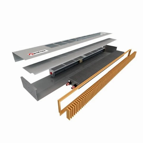 Конвектор цокольный POLVAX KV.C.PREMIUM 290x2250x110 мм