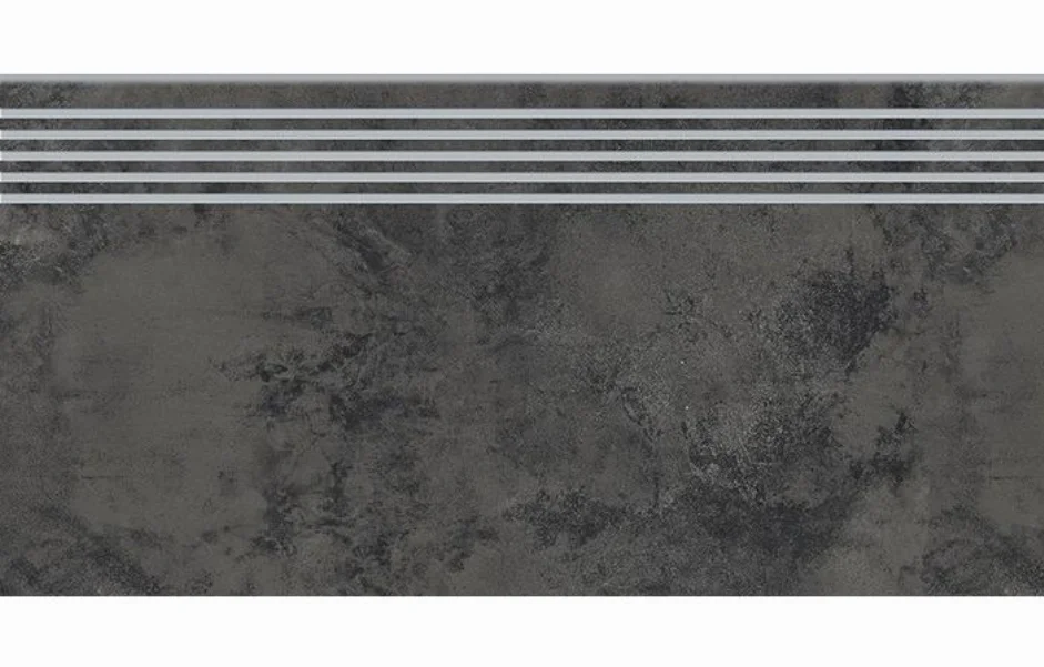 Щабель пряма Quenos Graphite Steptread 298x598x8 Opoczno