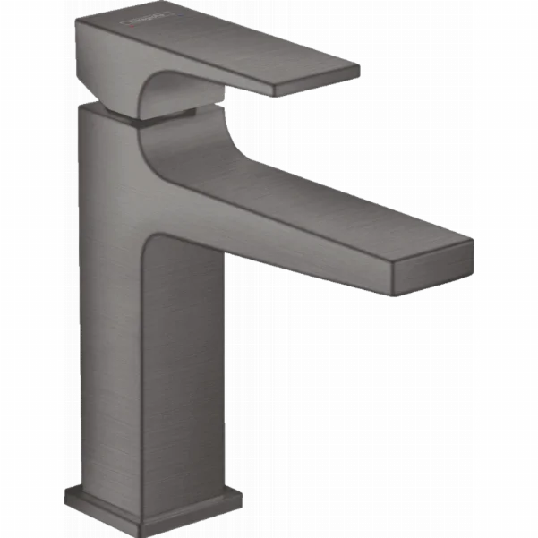 Змішувач для раковини Hansgrohe Metropol зі зливним клапаном Push-Open, чорний матовий хром
