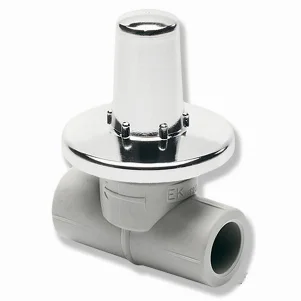 Вентиль под штукатурку проходной "LK" Ekoplastik Ø 25 мм