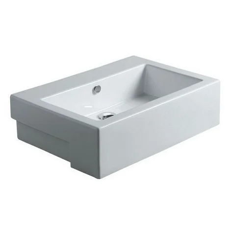 Раковина Simas Frozen FZ15bi*0 полувстрамваемая біла