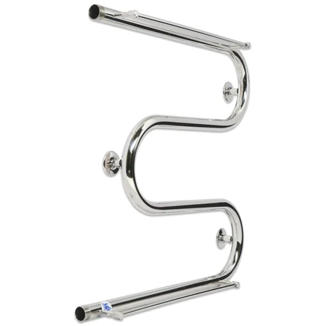 Полотенцесушитель змеевик водяной LARIS 25 РС3 500x500 мм, 3/4" наружная резьба (с 2-мя полочками)