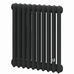 Трубчатый радиатор DeLonghi Multicolumn H=570 - 3 колоны, 22 секций (бокове подключение 1/2", конфигурация "0", цвет: RAL9005M)