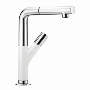 Змішувач для кухні Blanco Yovis-S хром/білий