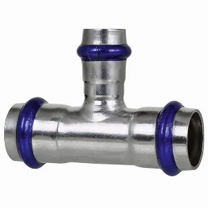 Тройник редукционный пресс нержавейка ASG Inox Press Ø 88,9×42×88,9 мм