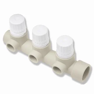 Коллектор тройной Ekoplastik PP-RCT Ø 32×16 мм (с термостатическими вентилями)