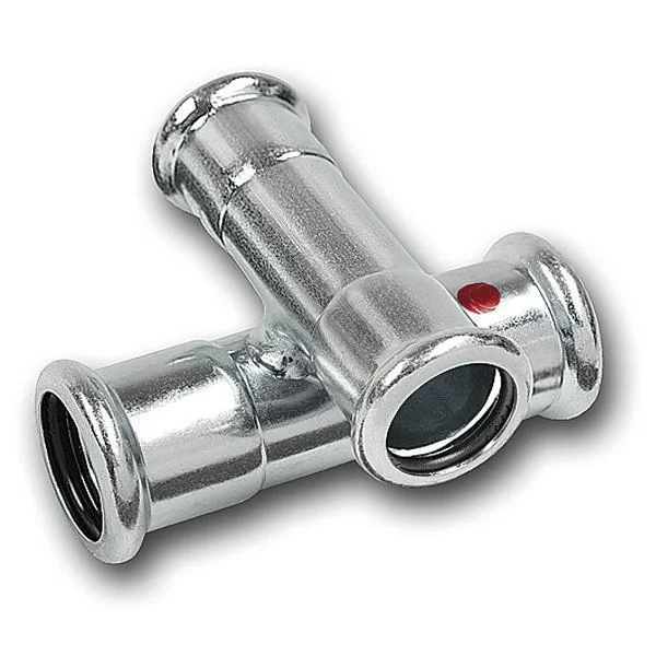 Хрестовина редукційна прес оцинковка RM Steel Pres Ø 22×15 мм