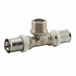 Тройник пресс с наружной резьбой Fado Press Ø 26×3/4"×26 мм