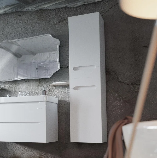 Пенал Sanwerk "Эра Air" 35 белый, левый