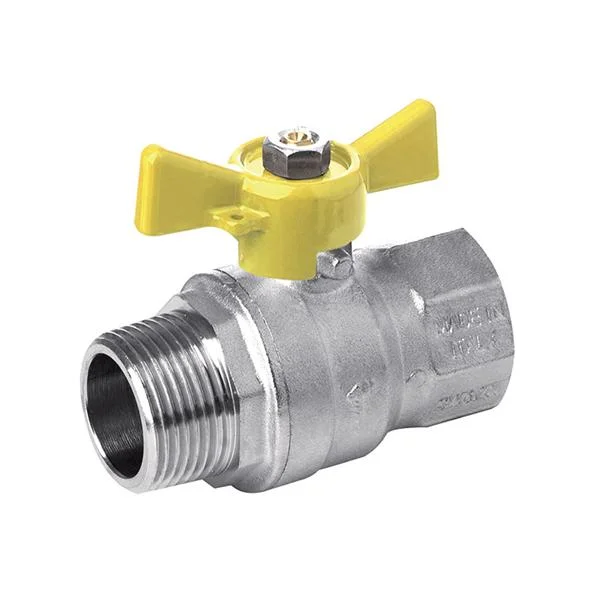 Кран газовый шаровой Bonomi Missouri GAS Ø 3/4" внутр.- наруж. резьба "бабочка"