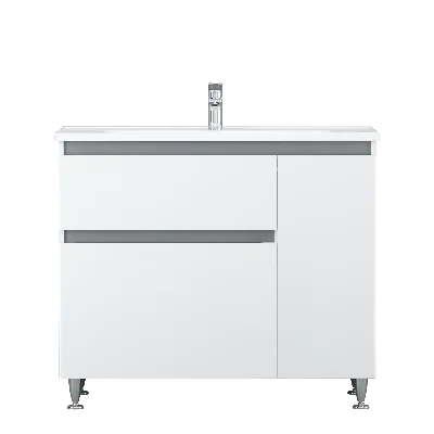 Тумба з раковиною підлогова, 100 см права AM.PM M85-FSR10036-WC10036WG38 X-Joy