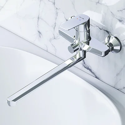 Змішувач для ванни і душа Am.Pm Gem вилив 320 мм, колір: хром