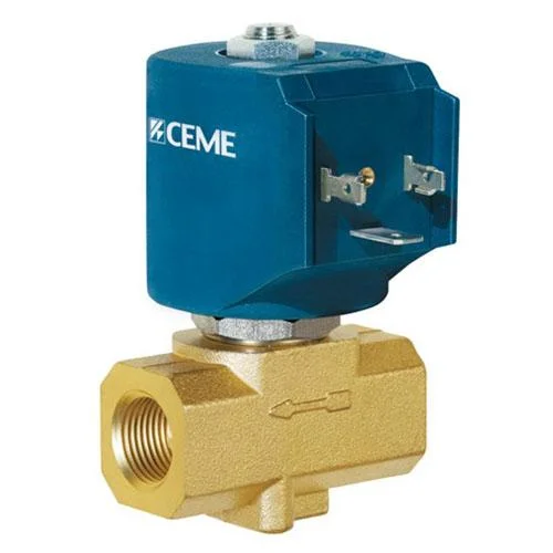 Клапан соленоїдний електромагнітний CEME 9914 1/2" TEF 180C 230V 50Hz НЗ (нормально закритий)