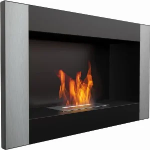 Биокамин Kratki GOLF/CZARNY/VERTICAL (черные вставки горизонтально)