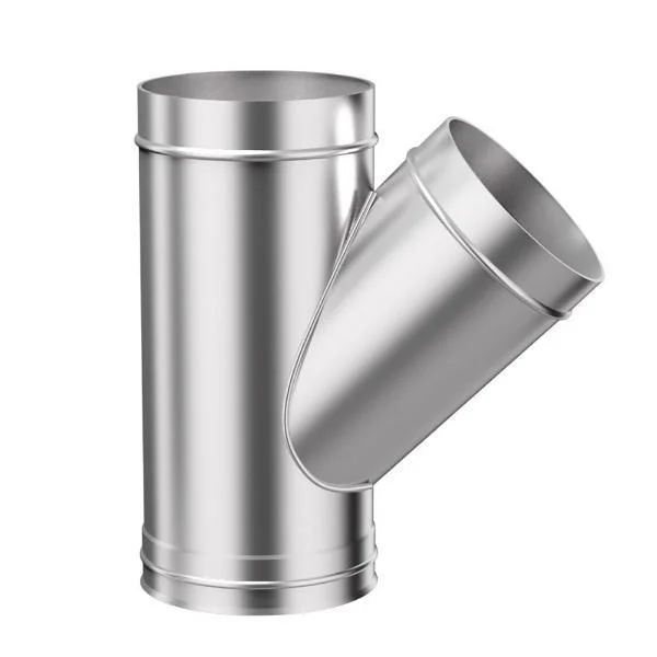 Трійник для димоходу нержавіюча сталь Ø 350/45° - товщина 1,0 мм