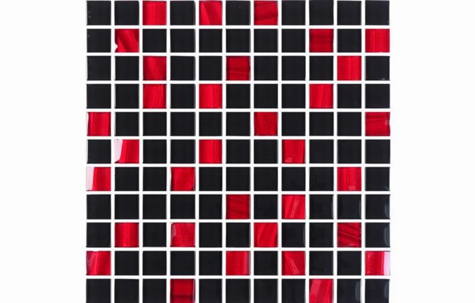 Мозаїка GM 8005 C2 Red Silver S6-Black 300x300x8 Kotto Ceramica