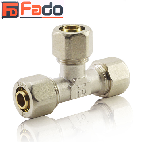 Тройник обжимной Fado Compress Ø 16×16×16 мм