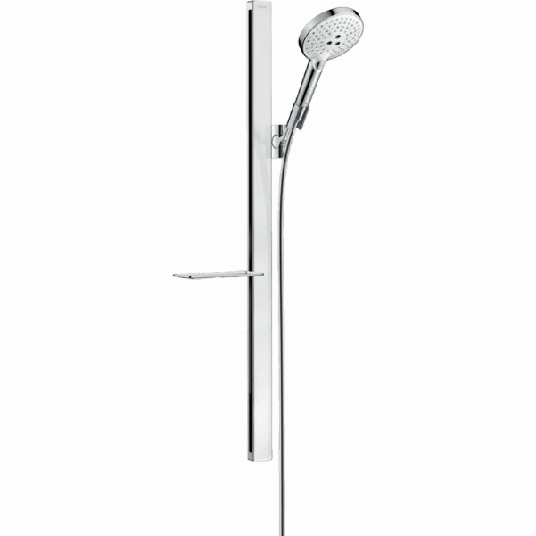 Душевой набор Hansgrohe Raindance Select S 120 3jet EcoSmart с душевой штангой 90 см и мыльницей 27649400