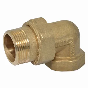 Згін американка кутова латунна Pattaroni Ø 1-1/4" внутр.- зовн. різьба (під конус)