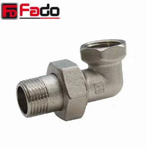 Згін американка кутова FADO Fit Nickel Ø 1/2" внутр.- зовн. різьба