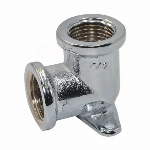 Коліно настінне хром Pattaroni Ø 1/2" внутр.- зовн. різьба