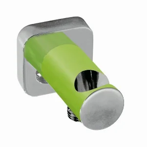 Шланговое подсоединение Tres 48х48 мм зеленый-хром