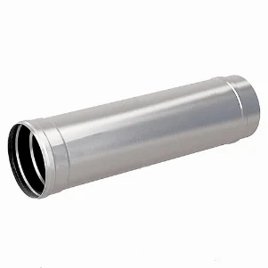 Труба дымоходная нержавейка Ø 120 - 1,0 м (сталь 0,8 мм AISI)