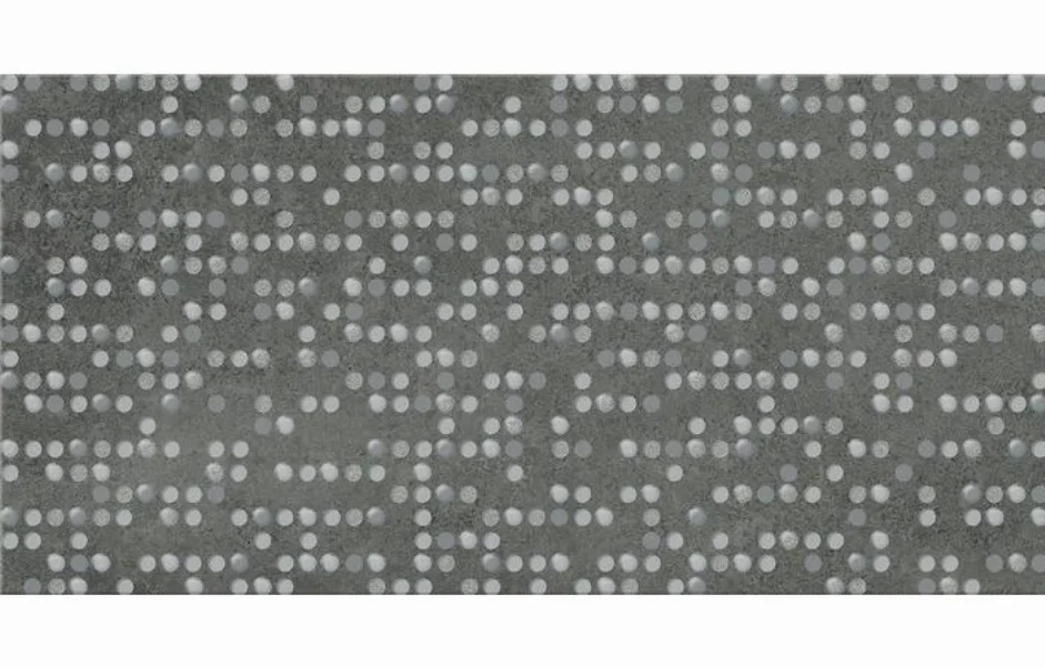 Декор NORMANDIE GRAPHITE INSERTO DOTS 297х598х8 Cersanit