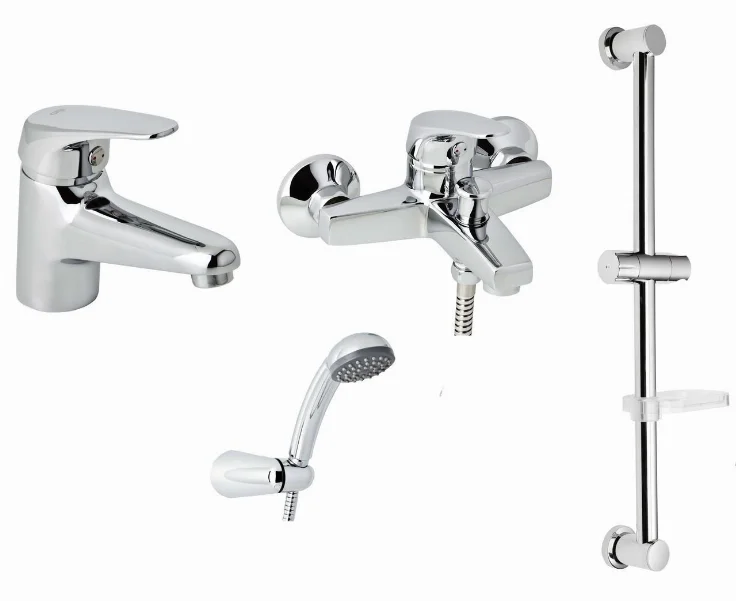 Набір для ванни зі штангою GENEBRE Ge2 04GE2V17RO (61130224566+60100224566+163845)