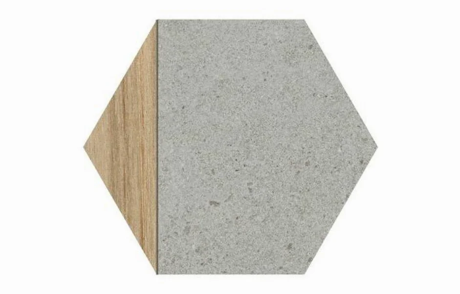 керамогранітна Плитка Hexagono Ligard Gris 230x266x9 Vives