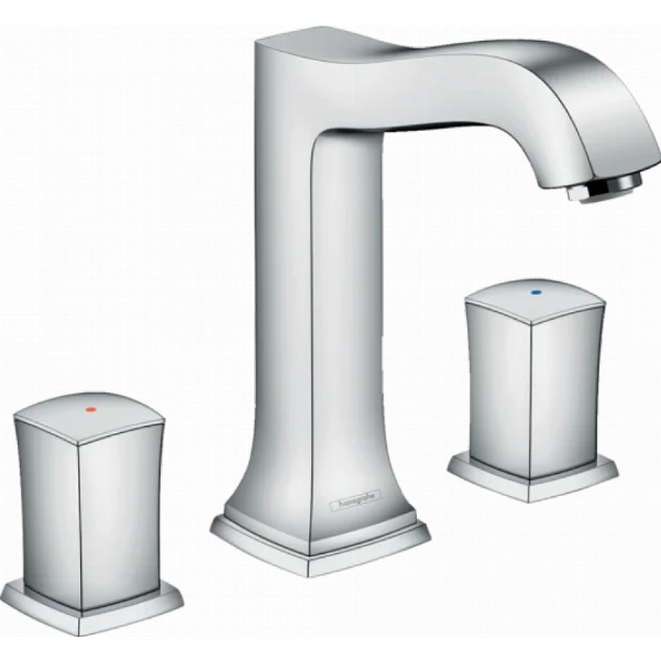 Смеситель Hansgrohe Metropol Classic 160 на 3 отверстия с донным клапаном 31305000